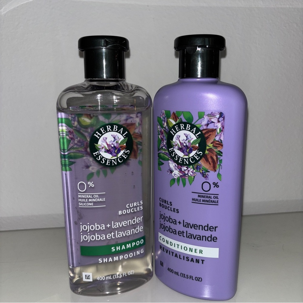 Herbal Essences jasmine lavender hair shampoo and conditioner set